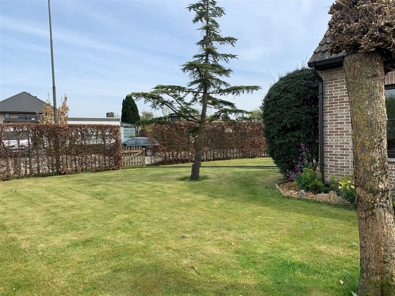 Open bebouwing met mooie tuin in landelijke omgeving