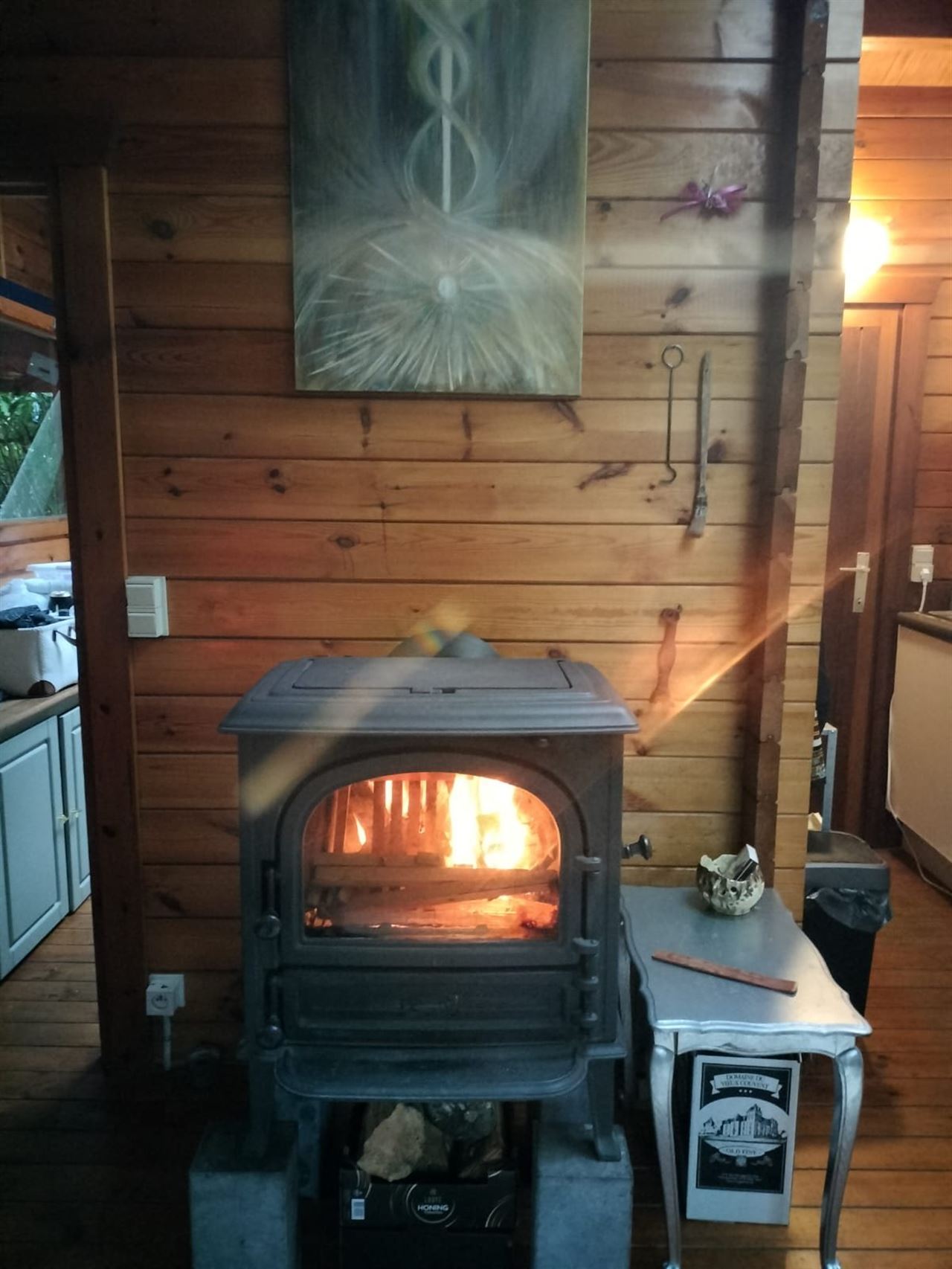 2de verblijf. Tiny, sobere maar gezellige chalet in het bos