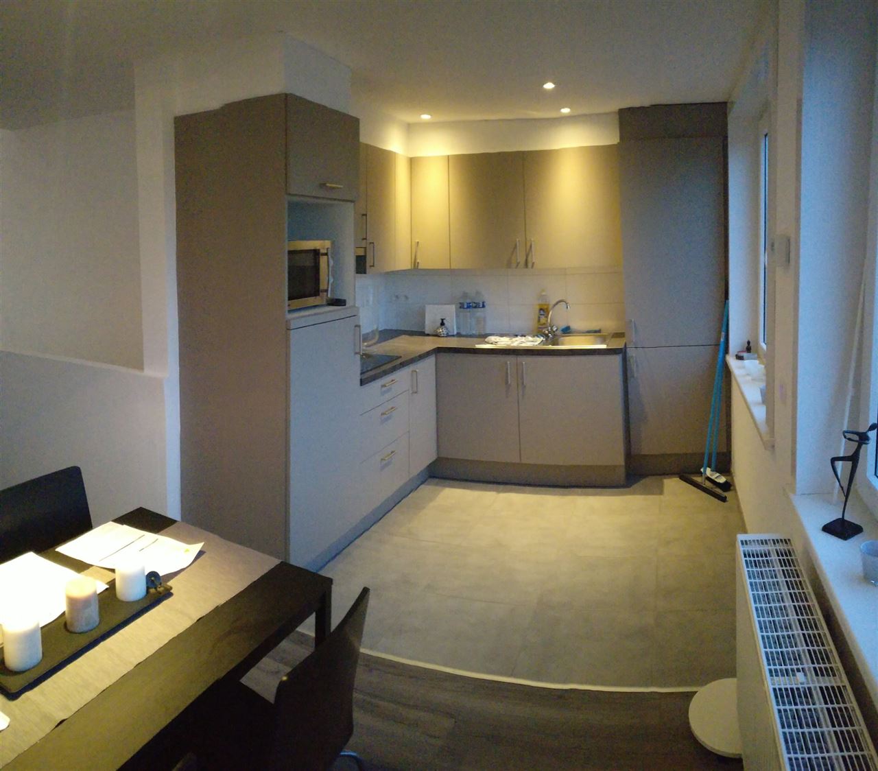 Trendy appartementje met 1 slaapkamer en garage