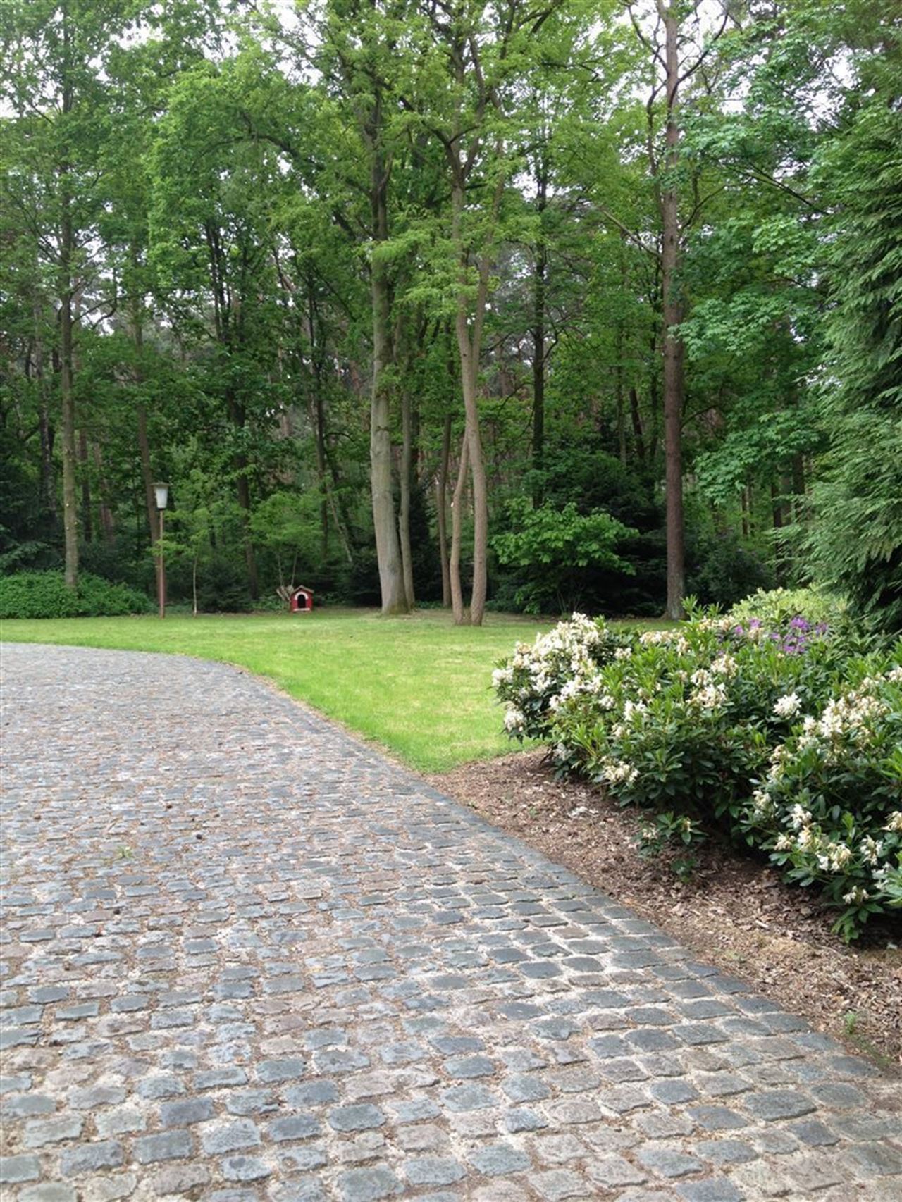 Landhuis met prachtige parktuin in bosrijke omgeving.