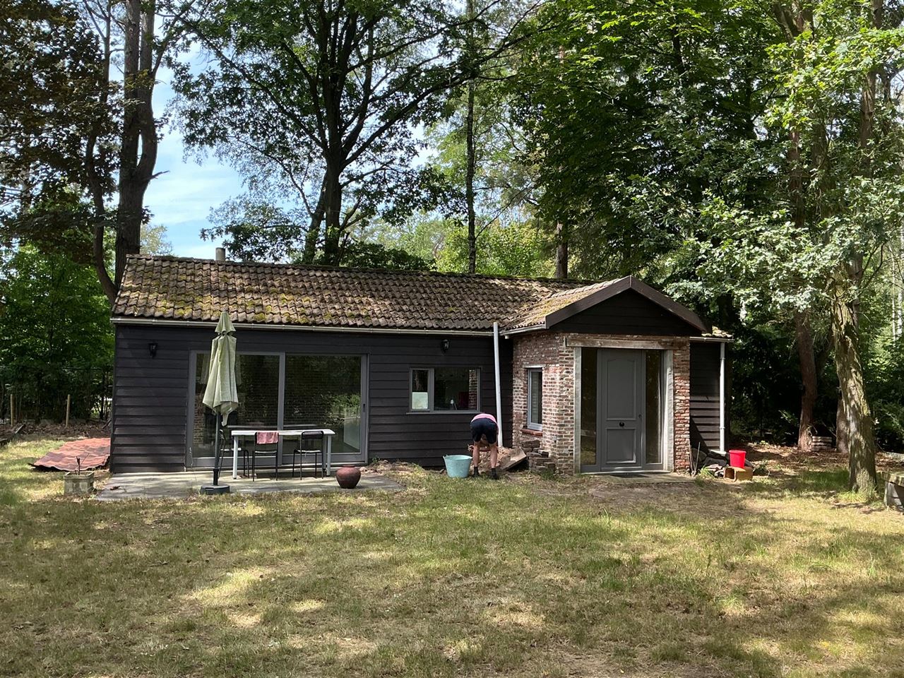 Houten chalet gelegen in het bos te Stekene - 2de verblijf