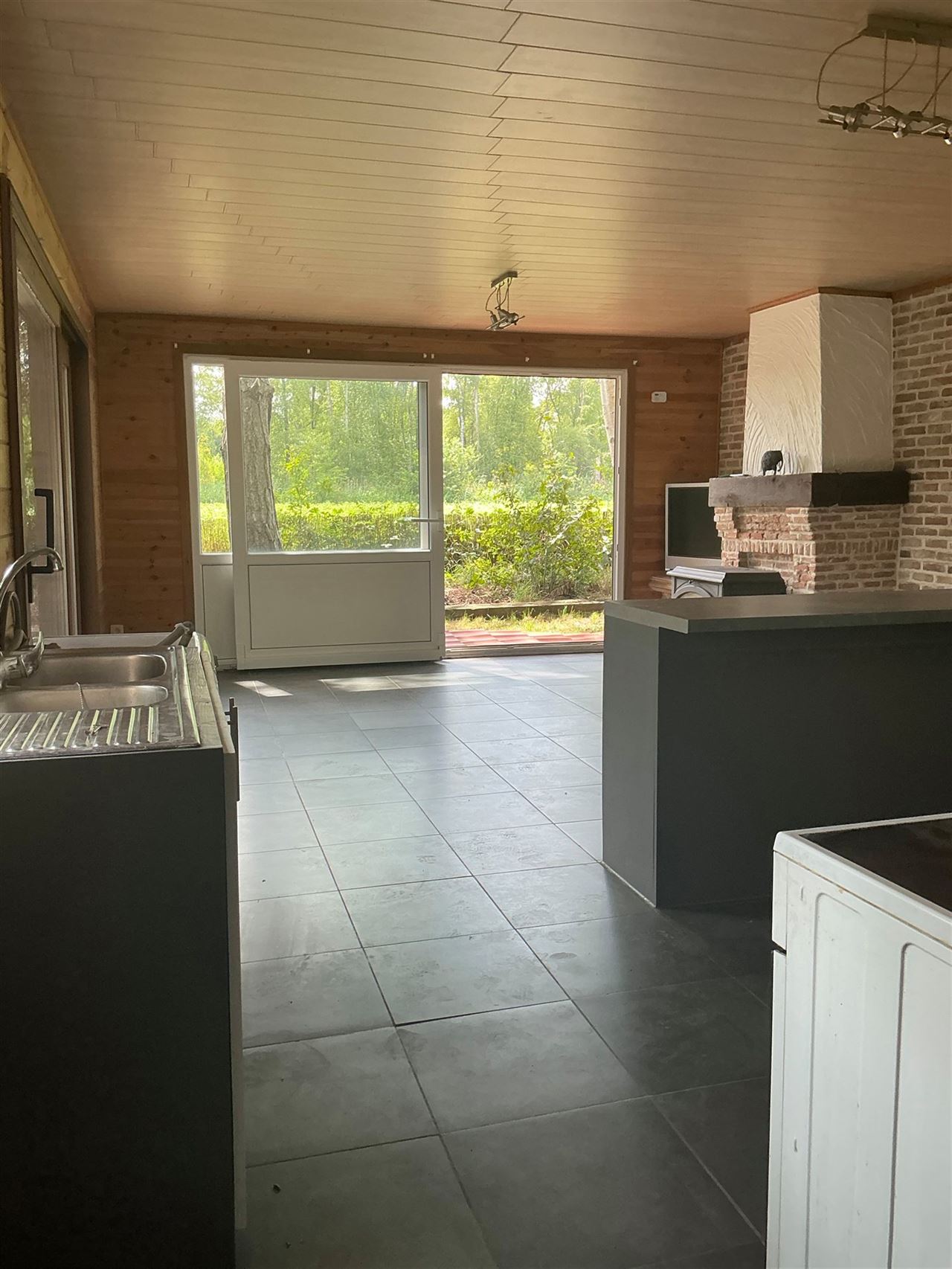 Houten chalet gelegen in het bos te Stekene - 2de verblijf