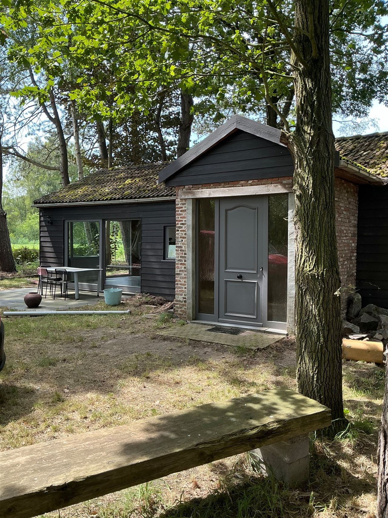 Houten chalet gelegen in het bos te Stekene - 2de verblijf