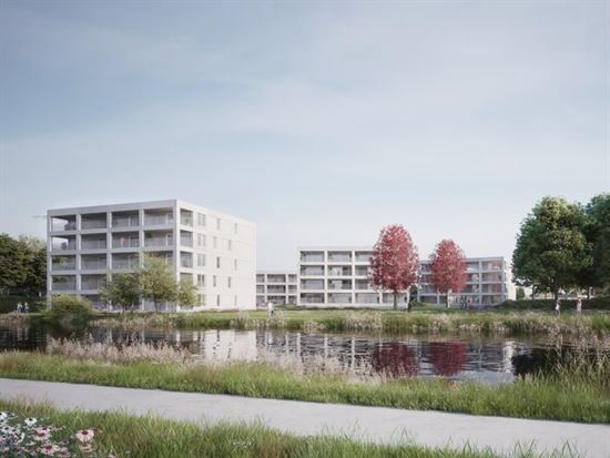 Recent appartement op de site aan de Moervaart